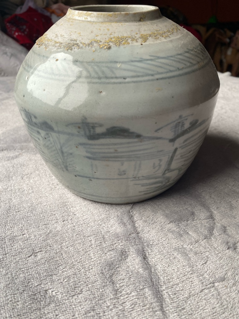 Antique 19thC Chinese Provincial Ginger Jar